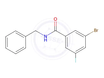 Chemical structure of N-Benzyl-3-bromo-5-fluorobenzamide