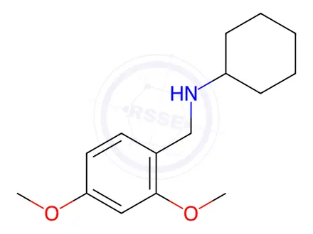 Chemical structure of N-(2,4-dimethoxybenzyl)cyclohexanamine