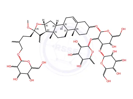 Chemical structure of Methylprotogracillin