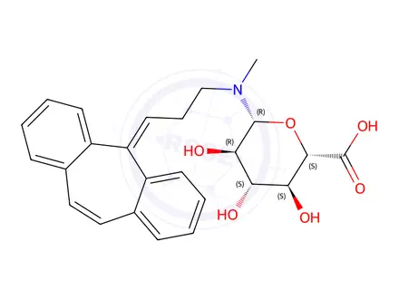 Chemical structure of Norcyclobenzaprine N-Glucuronide