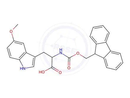 Chemical structure of Fmoc-5-methoxy-L-tryptophan
