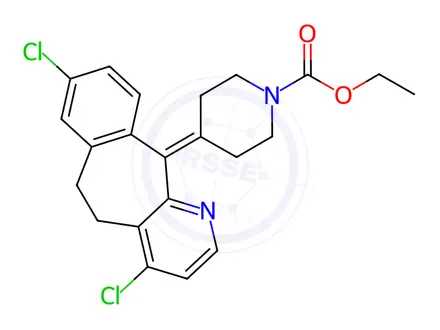 Chemical structure of Loratadine EP Impurity C
