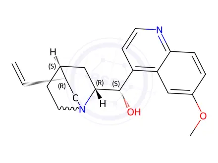 Chemical structure of Quinidine Gluconate