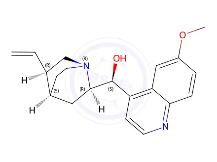 Chemical structure of Quinidine