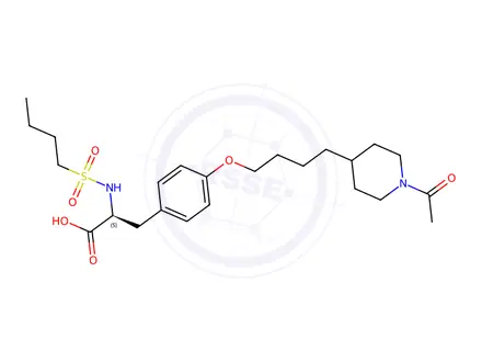 Chemical structure of Tirofiban Impurity 105