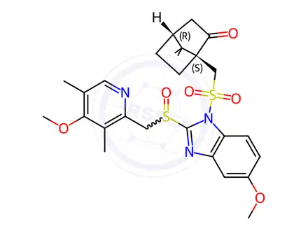 Chemical structure of Esomeprazole Sodium Impurity 175