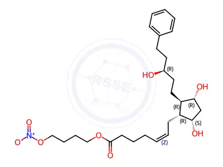 Chemical structure of Latanoprostene Bunod