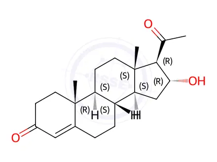 Chemical structure of Progesterone Impurity 165