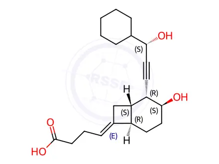 Chemical structure of RS 93427