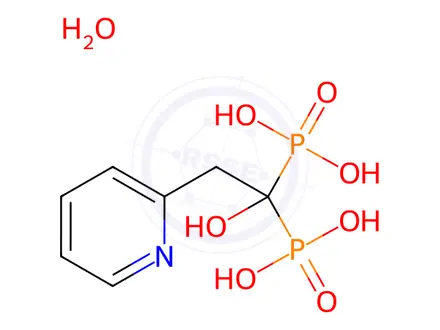 Chemical structure of Risedronate Sodium EP Impurity B (Monohydrate Salt)
