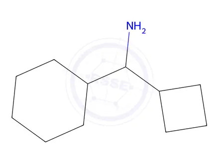 Chemical structure of Cyclobutyl(cyclohexyl)methanamine