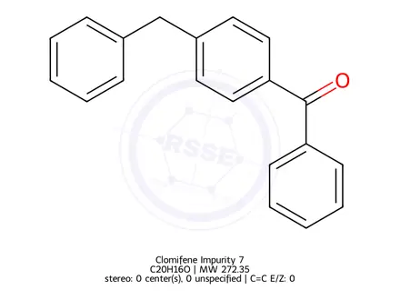 Chemical structure of Clomifene Impurity 7