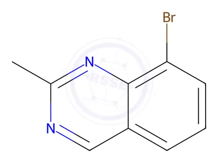 Chemical structure of Quinazoline, 8-bromo-2-methyl-
