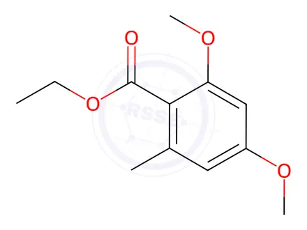 Chemical structure of Ehyl 2,4-dimethoxy-6-methylbenzoate