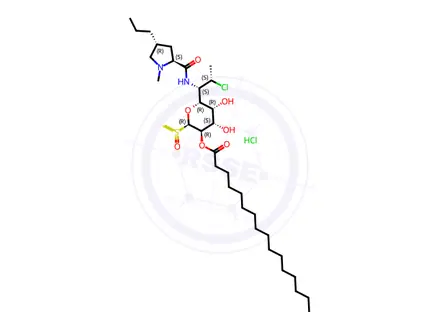 Chemical structure of Clindamycin Palmitate Sulfoxide Hydrochloride