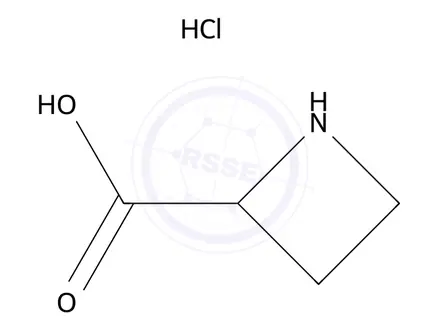 Chemical structure of Azetidine-2-carboxylic acid hydrochloride