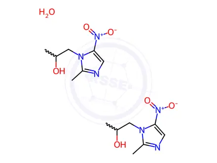 Chemical structure of Secnidazole hemihydrate