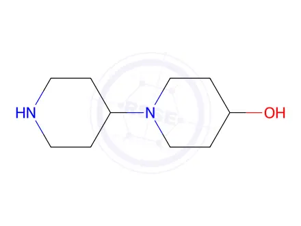 Chemical structure of 1-(4-Piperidinyl)-4-hydroxy-piperidine 2HCl
