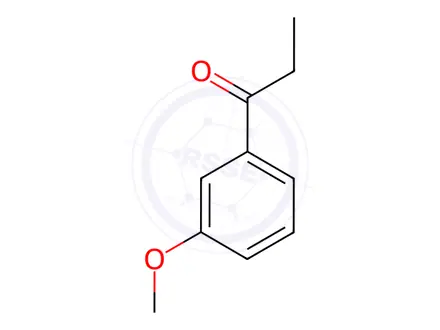 Chemical structure of 3'-Methoxypropiophenone