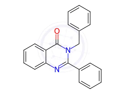 Chemical structure of 3-Benzyl-2-phenylquinazolin-4(3H)-one