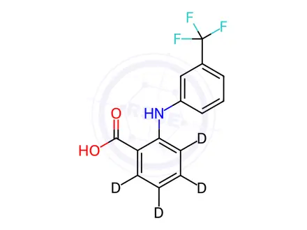 Chemical structure of Flufenamic Acid-d4