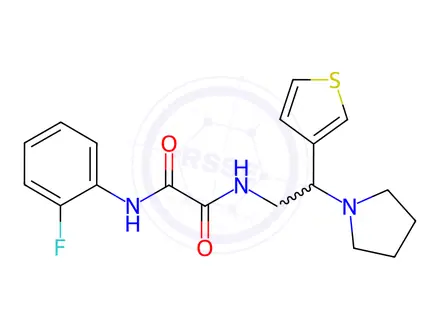 Chemical structure of N1-(2-Fluorophenyl)-N2-(2-(pyrrolidin-1-yl)-2-(thiophen-3-yl)ethyl)oxalamide