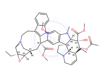 Chemical structure of Vincristine EP Impurity F