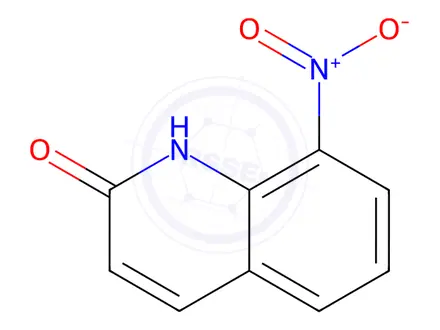 Chemical structure of 8-Nitroquinolin-2(1H)-one