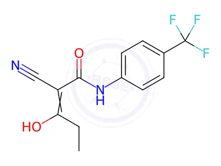 Chemical structure of Leflunomide Metabolite Ethyl Analog
