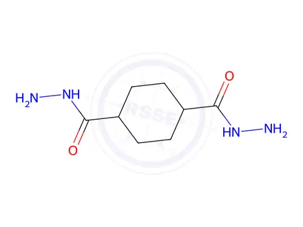 Chemical structure of Cyclohexane-1,4-dicarbohydrazide