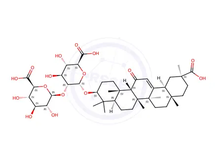 Chemical structure of Glycyrrhizic Acid Impurity 25