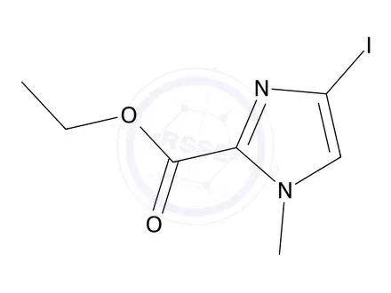 Chemical structure of Ethyl 4-iodo-1-methyl-1H-imidazole-2-carboxylate