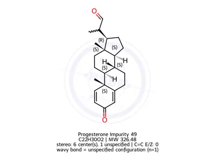 Chemical structure of Dehydro Progesterone