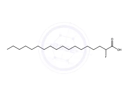 Chemical structure of 2-Fluorooctadecanoic acid