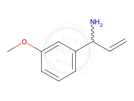 Chemical structure of 1-(3-Methoxyphenyl)prop-2-en-1-amine
