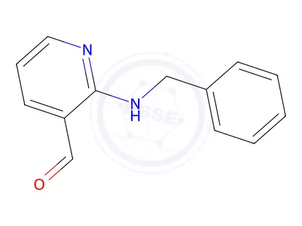 Chemical structure of 2-(Benzylamino)nicotinaldehyde