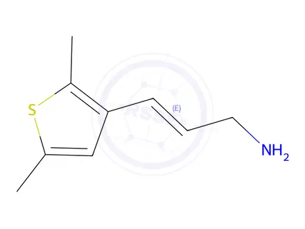 Chemical structure of 3-(2,5-Dimethylthiophen-3-yl)prop-2-en-1-amine