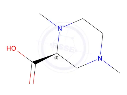 Chemical structure of (2S)-1,4-dimethylpiperazine-2-carboxylic acid