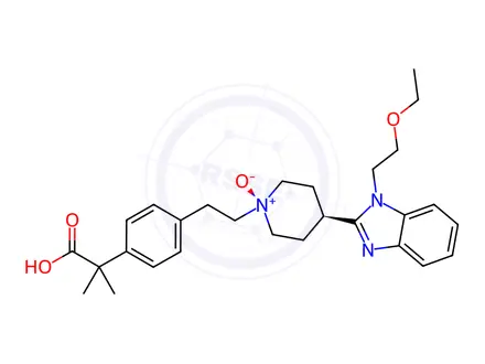 Chemical structure of cis-Bilastine N-Oxide