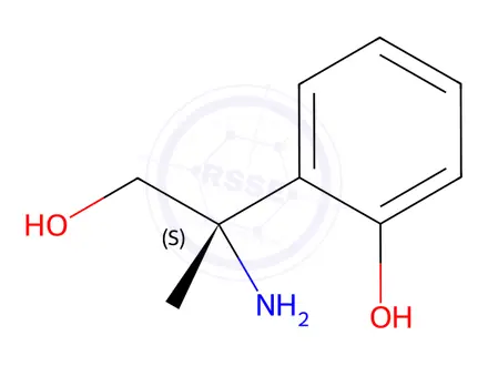 Chemical structure of 2-[(2S)-2-amino-1-hydroxypropan-2-yl]phenol