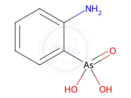 Chemical structure of O-Arsanilic Acid