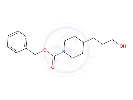 Chemical structure of Benzyl 4-(3-hydroxypropyl)piperidine-1-carboxylate