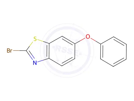 Chemical structure of 2-Bromo-6-phenoxybenzo[d]thiazole