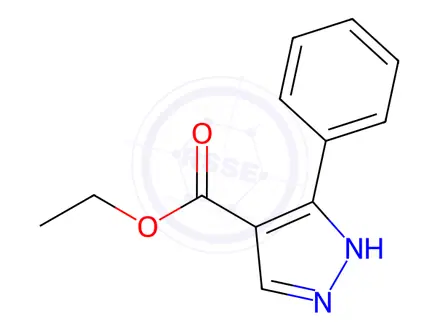 Chemical structure of Ethyl-3-phenyl pyrazole-4-carboxylate