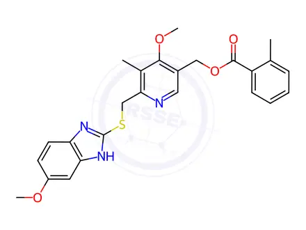 Chemical structure of Esomeprazole Sodium Impurity 159