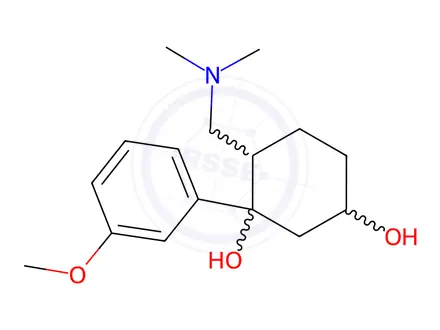 Chemical structure of (1S,3S,6S)-6-((Dimethylamino)methyl)-1-(3-methoxyphenyl)cyclohexane-1,3-diol