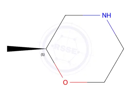 Chemical structure of (S)-2-Methylmorpholine
