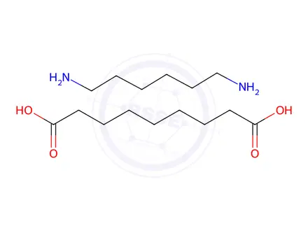 Chemical structure of azelaic acid, compound with hexane-1,6-diamine (1:1)