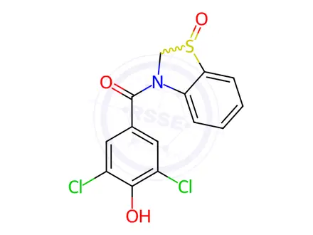 Chemical structure of Dotinurad Impurity 14