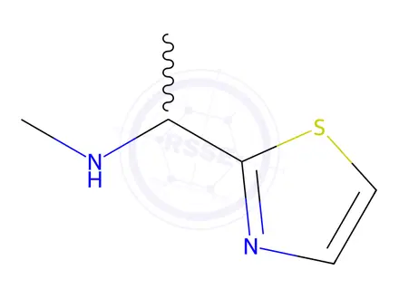 Chemical structure of N-methyl-1-(1,3-thiazol-2-yl)ethanamine